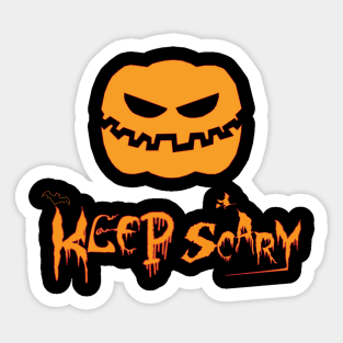 Keep Scary t-shirt Sticker